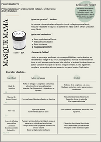 MASQUE VISAGE RÉGÉNÉRANT by Soin de Soi