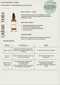 YDRA - CRÈME VISAGE HYDRATANTE ÉCLAT by Soin de Soi