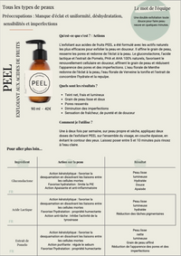 PEEL - EXFOLIANT AUX ACIDES DE FRUITS by Soin de Soi