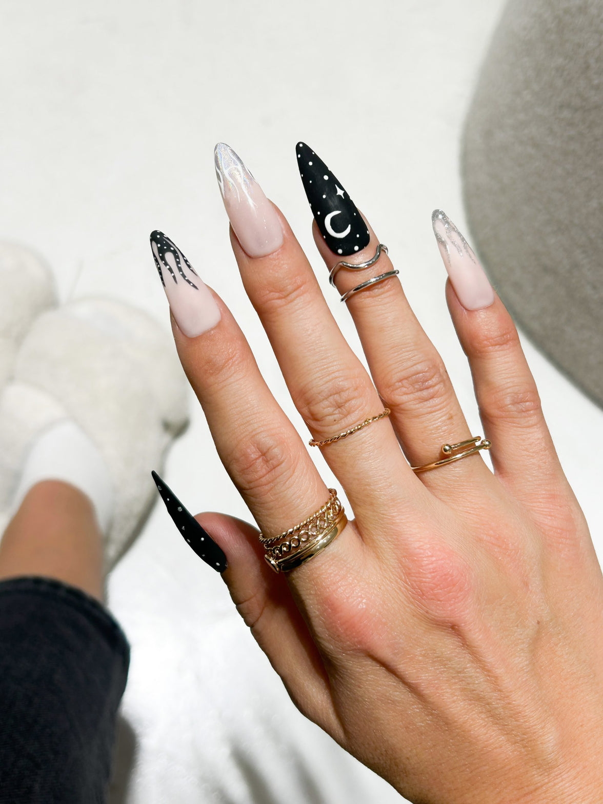 DARKER LONG NAILS 🖤