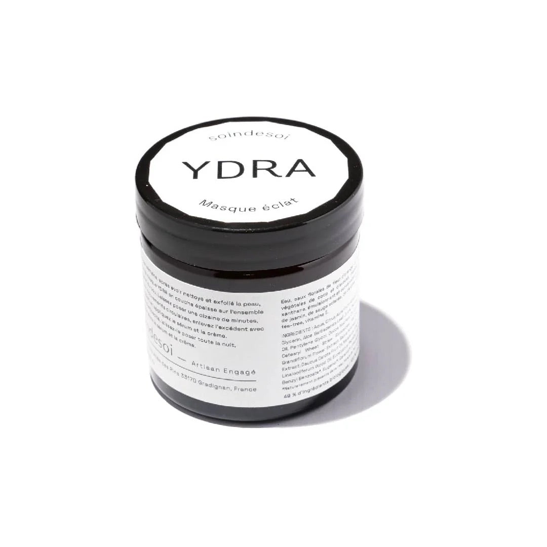 YDRA - MASQUE VISAGE HYDRATANT ET ÉCLAT by Soin de Soi